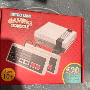 Retro Mini Gaming Console - White